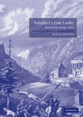 Cover: Schubert's Late Lieder - Cambridge University Press