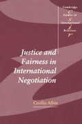 Cover: Justice and Fairness in International Negotiation - Cambridge University Press