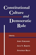 Cover: Constitutional Culture and Democratic Rule - Cambridge University Press