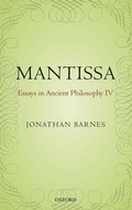 Cover: Mantissa - Oxford University Press