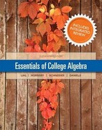Enlarge image Cover: Essentials of College Algebra with Integrated Review and Worksheets Plus New Mylab Math with Pearson Etext-- Access Card Package - Pearson