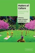 Cover: Matters of Culture - Cambridge University Press