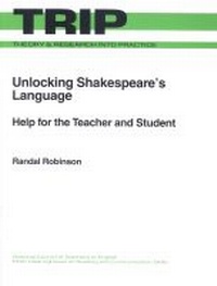 Enlarge image Cover: Unlocking Shakespeare's Language - National Council of Teachers of English