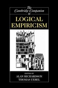 Cover: The Cambridge Companion to Logical Empiricism - Cambridge University Press