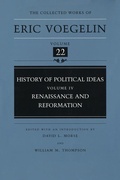 Cover: History of Political Ideas, Volume 4 (Cw22) - University of Missouri Press