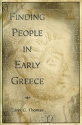 Cover: Finding People in Early Greece - Fordyce W. Mitchel Memorial Le