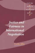 Cover: Justice and Fairness in International Negotiation - Cambridge University Press