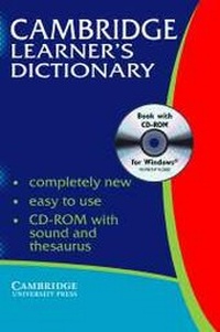 Enlarge image Cover: Cambridge Learner's Dictionary with CD-ROM - Cambridge University Press
