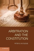 Abbildung von: Arbitration and the Constitution - Cambridge University Press