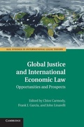 Cover: Global Justice and International Economic Law - Cambridge University Press