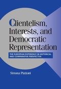 Cover: Clientelism, Interests, and Democratic Representation - Cambridge University Press