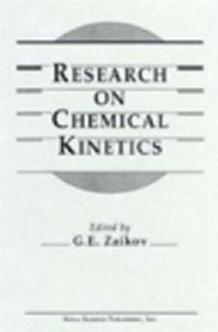 Abbildung von: Research on Chemical Kinetics - Nova Science Publishers Inc