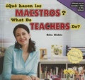 Cover: ?Que Hacen Los Maestros? / What Do Teachers Do? - PowerKids Press