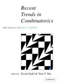Cover: Recent Trends in Combinatorics - Cambridge University Press