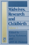 Cover: Midwives, Research and Childbirth - Springer
