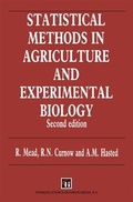 Cover: Statistical Methods in Agriculture and Experimental Biology - Chapman and Hall
