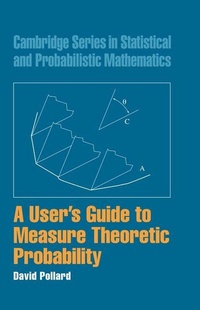 Enlarge image Cover: A User's Guide to Measure Theoretic Probability - Cambridge University Press