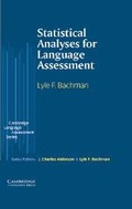 Cover: Statistical Analyses for Language Assessment Book - Cambridge University Press