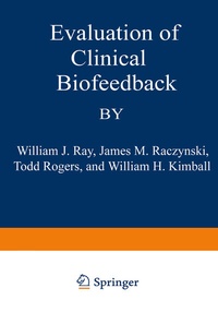 Enlarge image Cover: Evaluation of Clinical Biofeedback - Springer