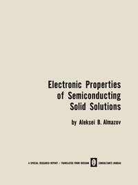 Abbildung von: Electronic Properties of Semiconducting Solid Solutions - Springer