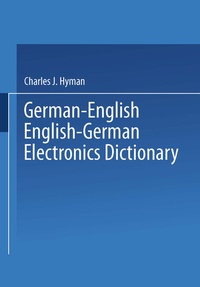 Abbildung von: German-English English-German Electronics Dictionary - Springer