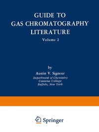 Enlarge image Cover: Guide to Gas Chromatography Literature - Springer