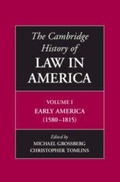 Cover: The Cambridge History of Law in America - Cambridge University Press
