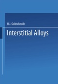 Cover: Interstitial Alloys - Springer