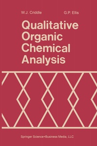 Abbildung von: Qualitative Organic Chemical Analysis - Springer