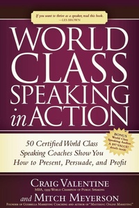 Enlarge image Cover: World Class Speaking in Action - Morgan James Publishing llc
