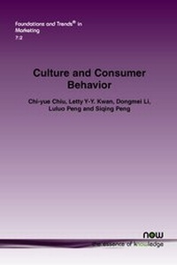 Enlarge image Cover: Culture and Consumer Behavior - now publishers Inc
