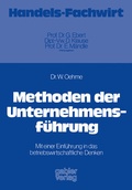 Cover: Methoden der Unternehmensf&uuml;hrung - Springer Gabler