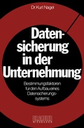 Cover: Datensicherung in der Unternehmung - Springer Gabler