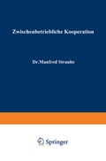 Cover: Zwischenbetriebliche Kooperation - Springer Gabler