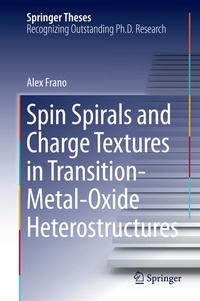 Abbildung von: Spin Spirals and Charge Textures in Transition-Metal-Oxide Heterostructures - Springer