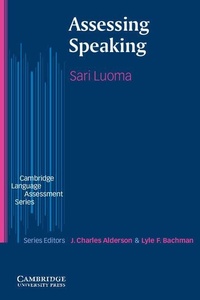 Enlarge image Cover: Assessing Speaking - Cambridge University Press