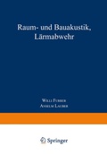 Cover: Raum- und Bauakustik, L&auml;rmabwehr - Birkh&auml;user