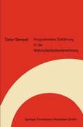 Cover: Programmierte Einf&uuml;hrung in die Wahrscheinlichkeitsrechnung - Vieweg+Teubner Verlag
