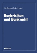 Cover: Bankrisiken und Bankrecht - Springer Gabler