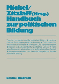 Abbildung von: Handbuch zur politischen Bildung - VS Verlag für Sozialwissenschaften
