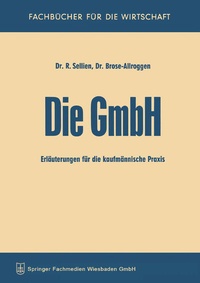Abbildung von: Die GmbH - Springer Gabler