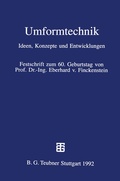 Cover: Umformtechnik - Vieweg+Teubner Verlag