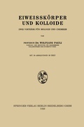 Cover: Eiweissk&ouml;rper und Kolloide - Springer