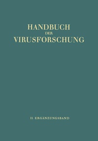 Enlarge image Cover: Handbuch der Virusforschung - Springer