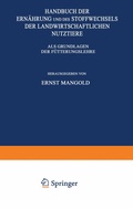 Cover: Handbuch der Ern&auml;hrung und des Stoffwechsels der Landwirtschaftlichen Nutztiere - Springer