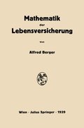 Cover: Mathematik der Lebensversicherung - Springer