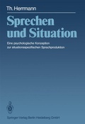 Cover: Sprechen und Situation - Springer