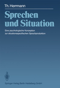 Abbildung von: Sprechen und Situation - Springer