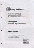 Cover: Language to Persuade, Argue and Advise Teacher's Portfolio - Cambridge University Press