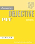 Cover: Objective PET Teacher's Book - Cambridge University Press